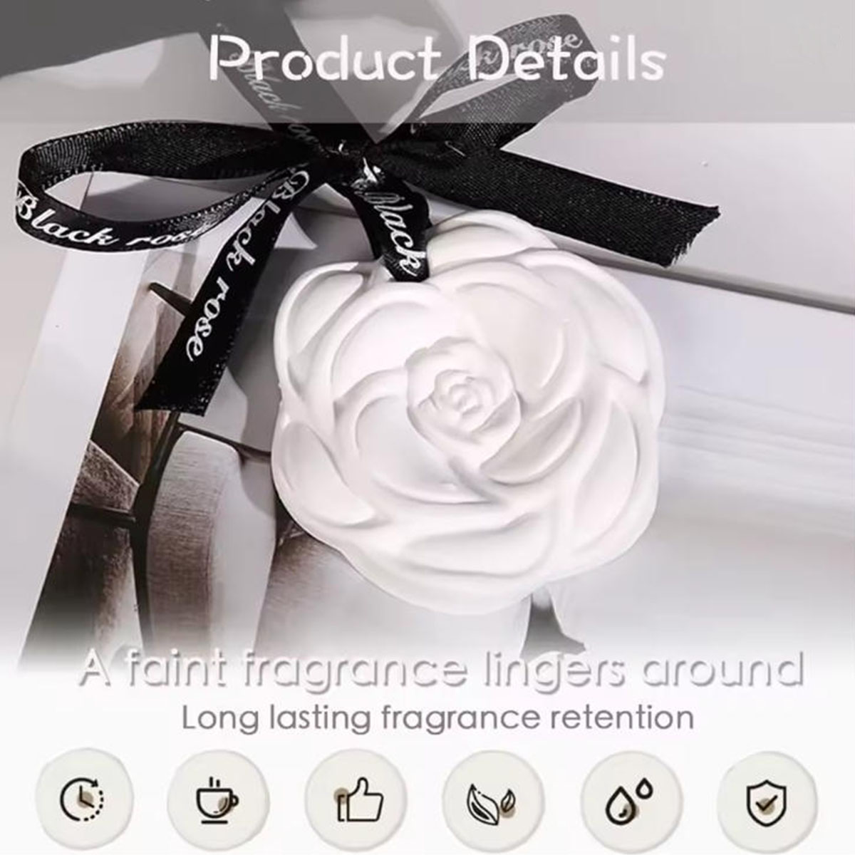 1/3/5/8/10PCS Camellia Gypsum  - Home Fragrance Logo ulasan dan harga